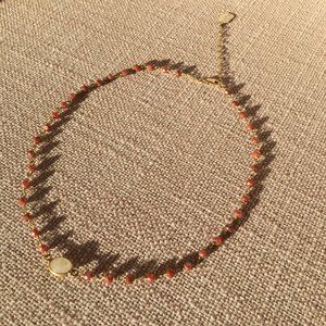 Ela Rae Libi Ruby Moonstone Choker Necklace